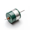 Varistor isolated on a white background Royalty Free Stock Photo