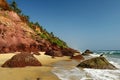 Varkala beach in India