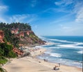 Varkala beach, Kerala, India