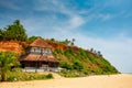 Varkala beach in Kerala, India