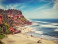 Varkala beach, Kerala, India