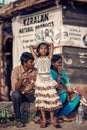 Portrait of Indian rural girl.