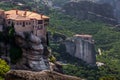 Varlaam monastery at Meteora in Trikala region in summer, Greece