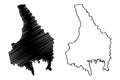 Varmland County Counties of Sweden, Kingdom of Sweden map vector illustration, scribble sketch VÃÂ¤rmland map
