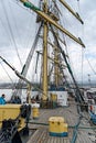 SCF Black Sea Tall Ships Regatta. The Russian tall ship `Mir` Royalty Free Stock Photo