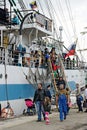 SCF Black Sea Tall Ships Regatta. The Russian tall ship `Mir` Royalty Free Stock Photo