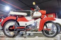 Varna, Bulgaria, August 30, 2023 German retro motorcycle Simson SR 4 Star in museum