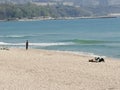 Varna Bulgaria beach 30.04.2020 Royalty Free Stock Photo