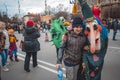 Varna, Bulgaria - March 26, 2016: Costumed Spring Carnival