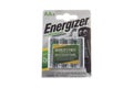 VARNA, BULGARIA - MARCH 15, 2020: Photo of a four pack Energizer AA rechargable batteries isolated in white. Energizer Holdings,