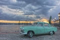 Varna, Bulgaria - 19 march 2017: Soviet retro car GAZ-21