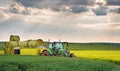 Varna, Bulgaria - May 23th, 2016: Tractor FENDT 724 Vario. Fendt is a German manufacturer of agricultural tractors