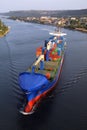 VARNA, BULGARIA - SEPTEMBER 26: Turkish cargo ship Royalty Free Stock Photo