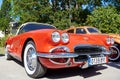 Varna, Bulgaria, September 09, 2023 Retro car Chevrolet Corvette C1 outdoors