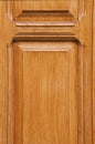 Varnished wooden door