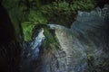 Varone, Lake Garda, Italy, Europe, August 2019, Varone Cascata waterfalls and caverns