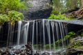 Varsag waterfall, Harghita county, Romania Royalty Free Stock Photo