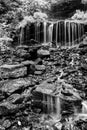 Varsag waterfall, Harghita county, Romania Royalty Free Stock Photo