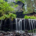 Varsag waterfall, Harghita county, Romania Royalty Free Stock Photo