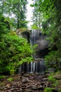 Varsag waterfall, Harghita county, Romania Royalty Free Stock Photo