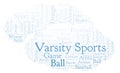 Varsity Sports word cloud.