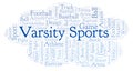 Varsity Sports word cloud