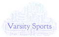 Varsity Sports word cloud.