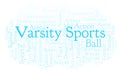 Varsity Sports word cloud.