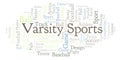 Varsity Sports word cloud.