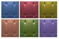 Vary color leather sofa for background Royalty Free Stock Photo