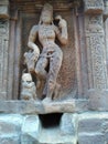 Pattadakallu shila balike Royalty Free Stock Photo