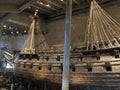 The Vasa ship capsized and sank in Stockholm 1628 and salvaged after 333 years on the sea bed Royalty Free Stock Photo