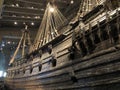 The Vasa ship capsized and sank in Stockholm 1628 and salvaged after 333 years on the sea bed Royalty Free Stock Photo