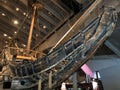 The Vasa ship capsized and sank in Stockholm 1628 and salvaged after 333 years on the sea bed Royalty Free Stock Photo