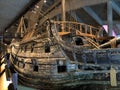 The Vasa ship capsized and sank in Stockholm 1628 and salvaged after 333 years on the sea bed Royalty Free Stock Photo