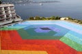 Vasarely mosaic in Monte Carlo