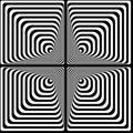 Vasarely optical effect