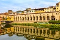 Vasari Corridor in Florence, Tuscany, Italy Royalty Free Stock Photo