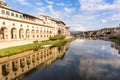 Vasari Corridor in Florence, Italy Royalty Free Stock Photo
