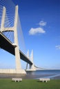 Vasco da Gama Bridge Royalty Free Stock Photo