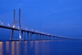 Vasco da Gama bridge, Biggest bridge of Europe Royalty Free Stock Photo