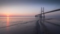 Vasco da Gama bridge Royalty Free Stock Photo