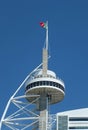 Vasco da Gama tower and Myriad Hotel in Lisbon - Portugal