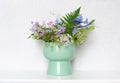 Vase with beautiful simple flowers