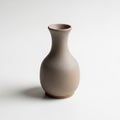 Vase casts a subtle shadow to the side emphasizing its contours Royalty Free Stock Photo