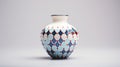 Colorful Dot-painted Vase With Nostalgic Charm