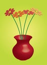 Vase with flowers Royalty Free Stock Photo