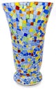 Stained glass vase Royalty Free Stock Photo