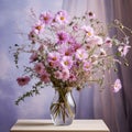 Pink Daisies In Clear Vase: A Stunning Floral Arrangement