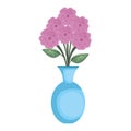 vase with roses icon Royalty Free Stock Photo
